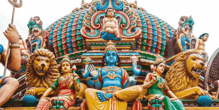 Slice of India and China in Singapore