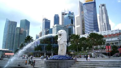 Singapore Merlion Park Attraction