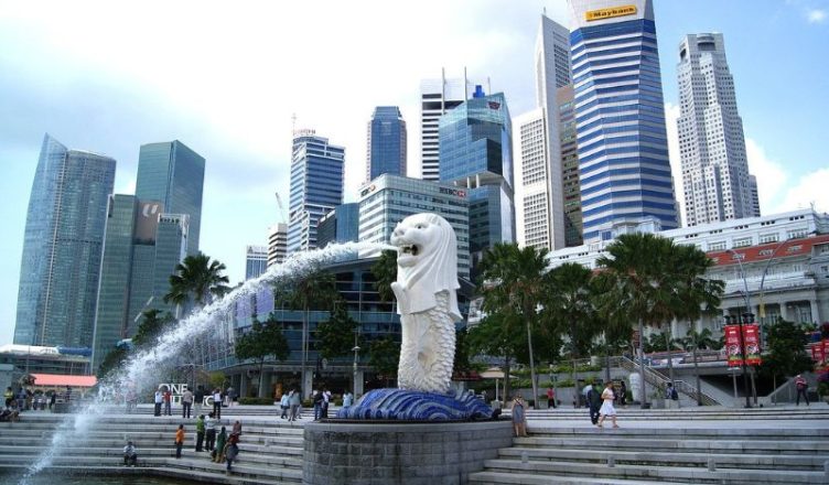 Singapore Merlion Park Attraction
