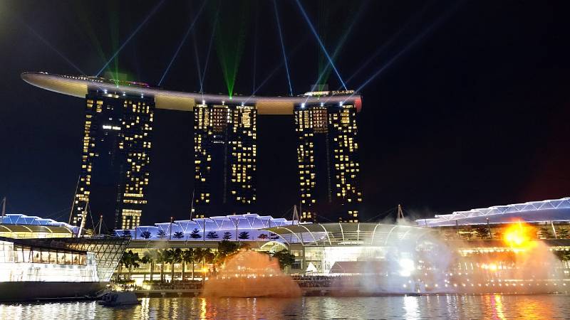 Marina Bay Fireworks 2022