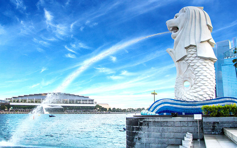 visit singapore merlion