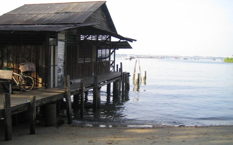 Kampung village Pulau Ubin