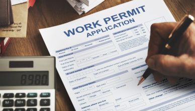 work permit application