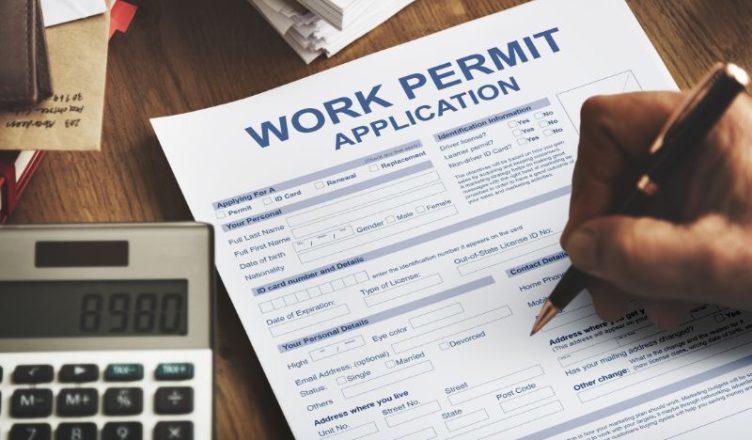 work permit application