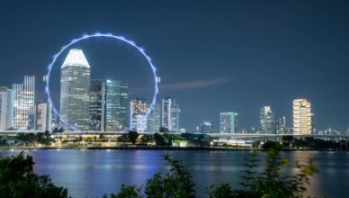 Singapore Flyer, a giant observation wheel with city views